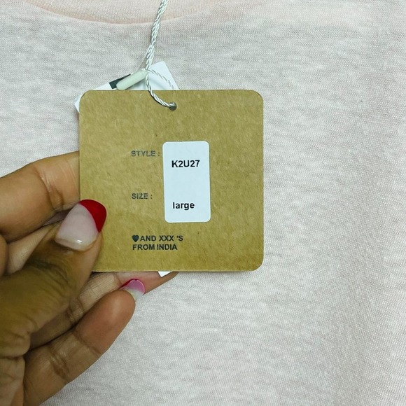 Angie Kids Girls Balloon Sleeve Pink Coral Blouse Size Large NWT - Picture 7 of 9